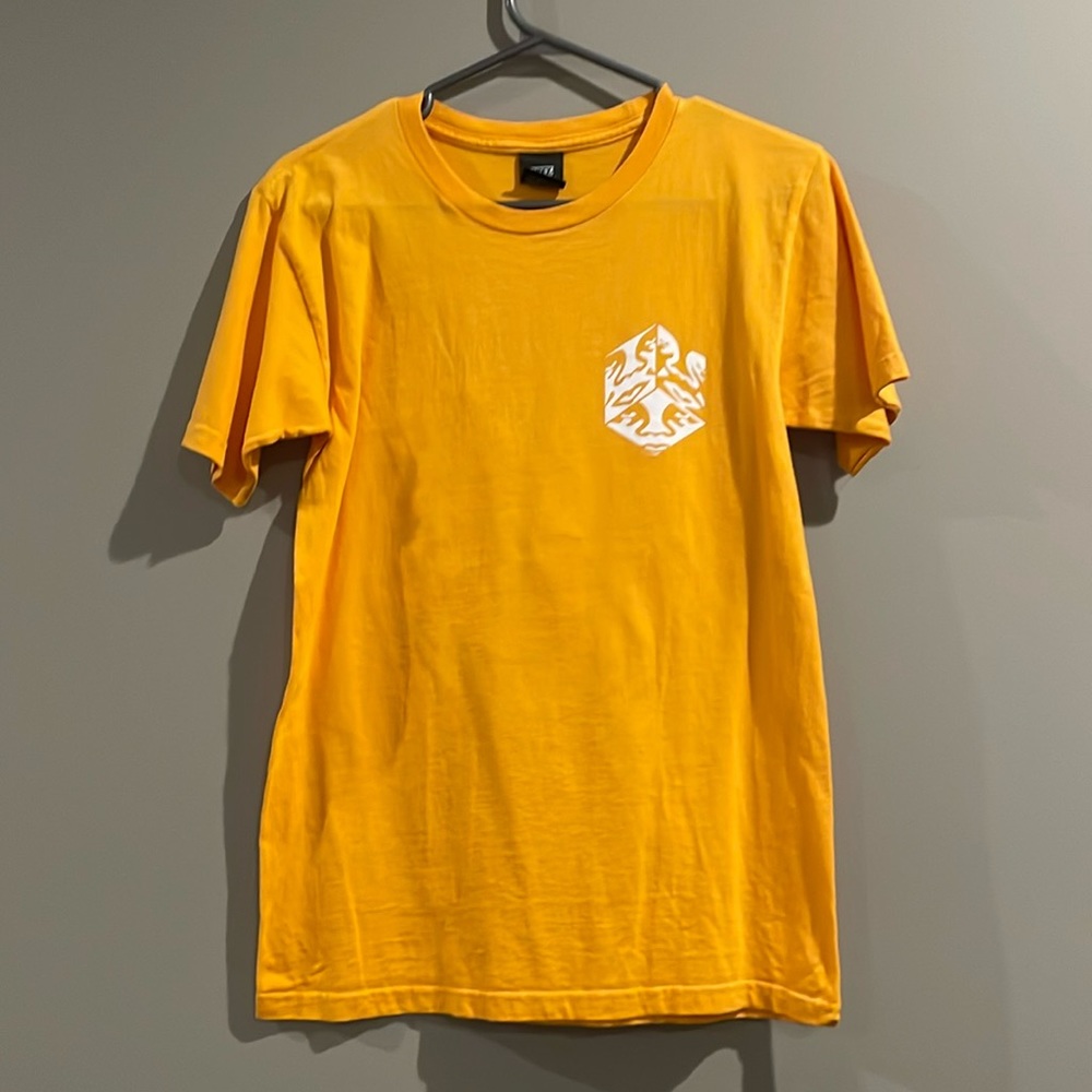 OBEY 2017 FACE LOGO TEE MUTED YELLOW